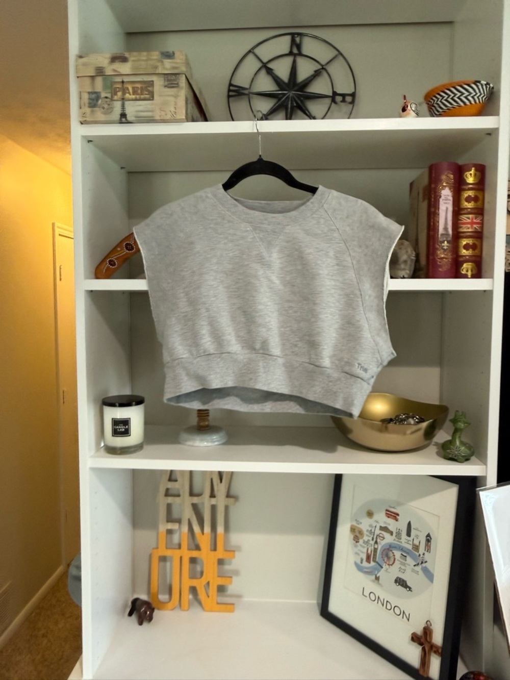 TNA Cozy Fleece Sweatshirt in Heather Gray